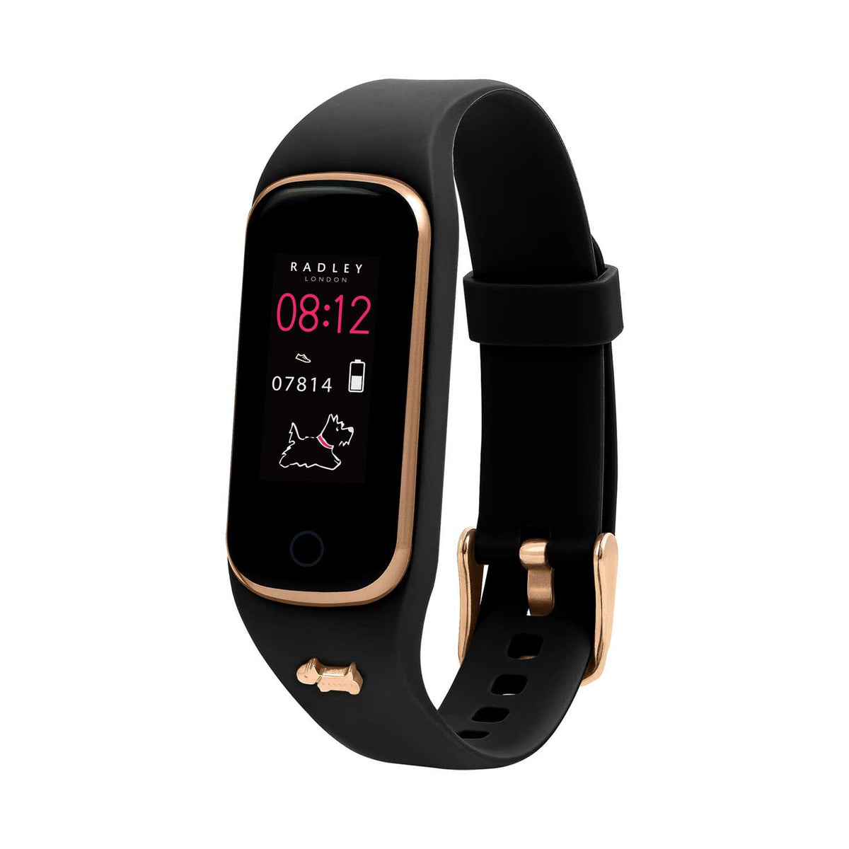 Radley Series 8 black silicone strap smart watch - British product