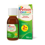 Piriteze allergy relief syrup 70ml sugar free banana flavour (British brand)