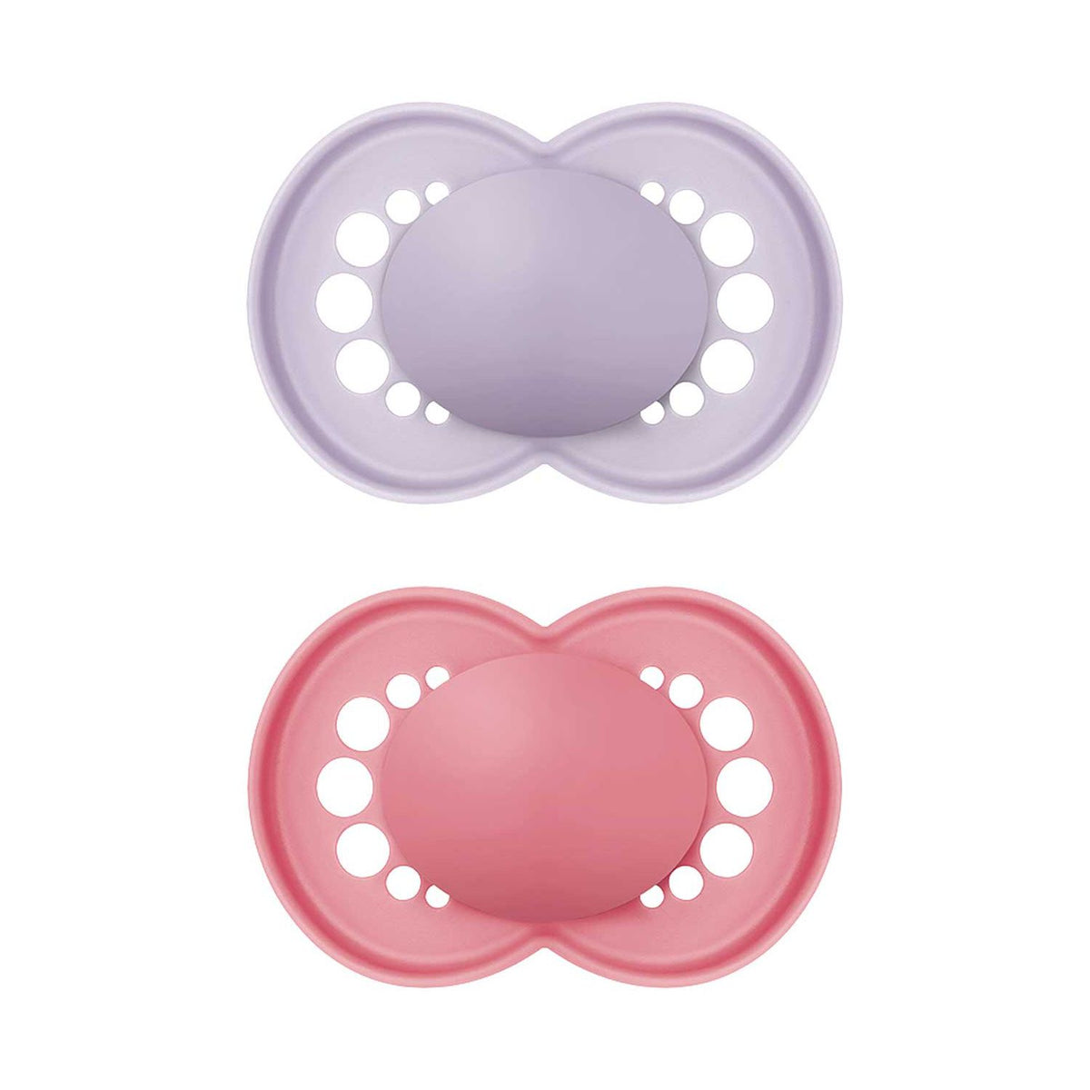 MAM Original soother 2 pack plain pink (British brand)