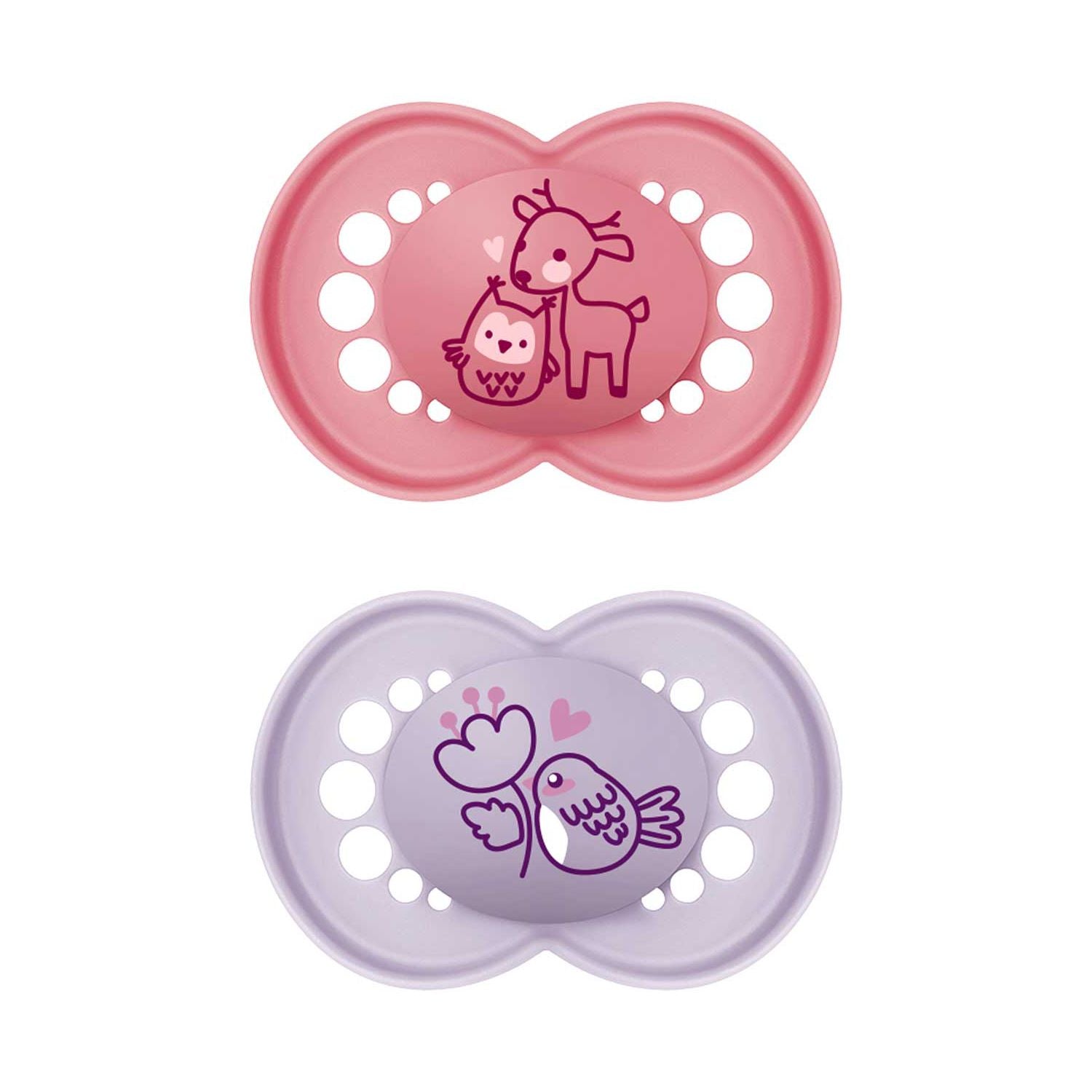 MAM Original soother 2 pack pink 16+ months, UK version