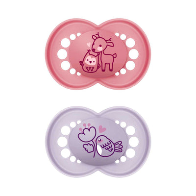 Boots MAM Original 16+ Months Baby Soother 2 Pack - Pink- Buy online at McGrocer