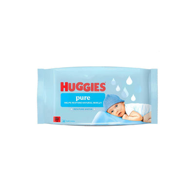 Boots Huggies Pure Baby Wipes 0% Plastic 48 Count- Buy online at McGrocer