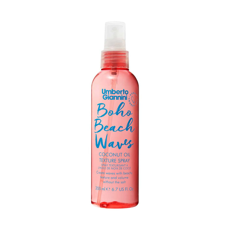 Umberto Giannini Boho Beach Waves Coconut Oil texture spray 200ml, UK version