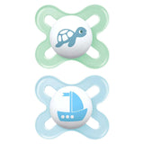 MAM Start 0-2 Months Soother 2 Pack - Blue GOODS Boots   