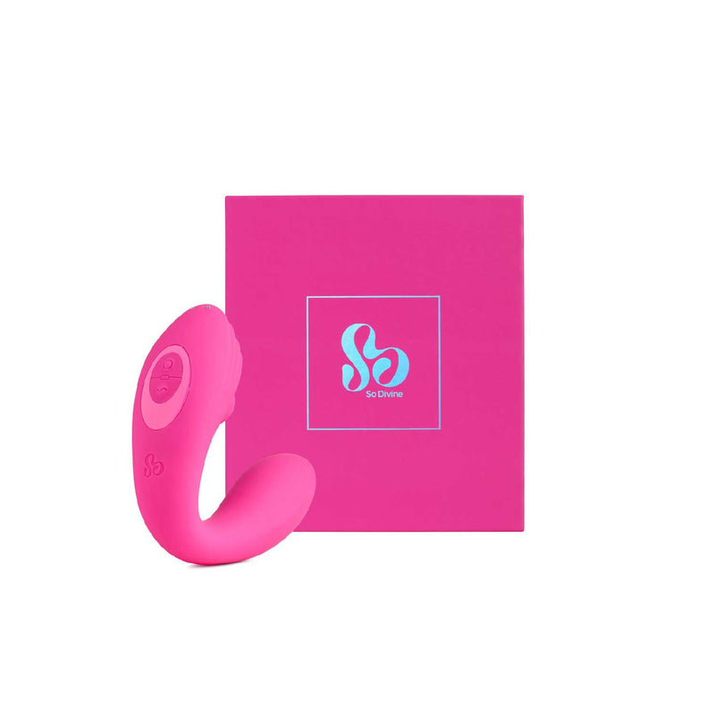 So Divine Pearl Vibe 2in1 vibrator in pink (British brand)