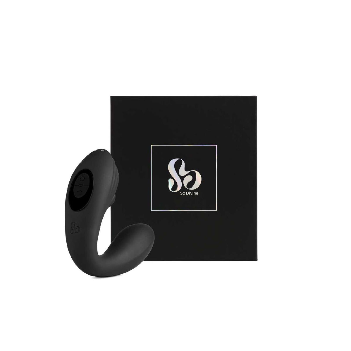 So Divine Pearl Vibe 2in1 stimulator black, imported from the UK