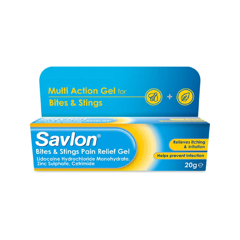 Savlon bites and stings pain relief gel 20g - British product