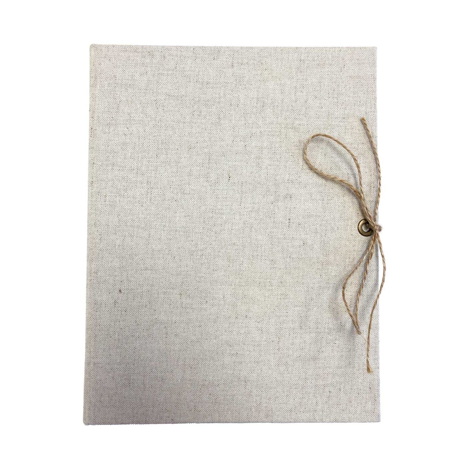 Home Collection linen tie up photo album 19.5x25.5cm, UK version