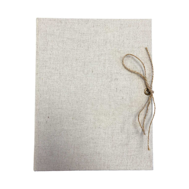 Home Collection linen tie up photo album 19.5x25.5cm, UK version