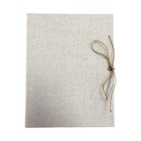Home Collection linen tie up photo album 19.5x25.5cm, UK version