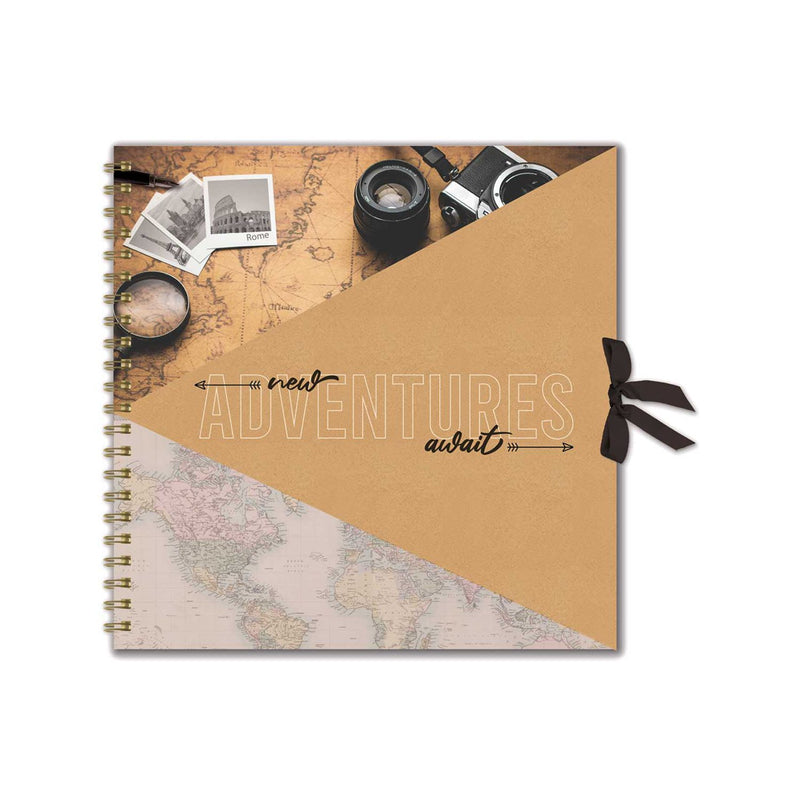 Home Collection brown travel scrapbook, UK version