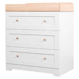 Tutti Bambini Rio Chest Changer Dove Grey Oak, imported from the UK