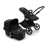 Bugaboo Fox Cub Kinderwagen, Mitternachtsschwarz, Standardgröße – Britisches Produkt
