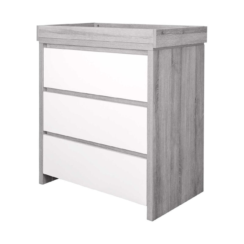 Tutti Bambini Modena Changing Unit Grey Ash White (British brand)