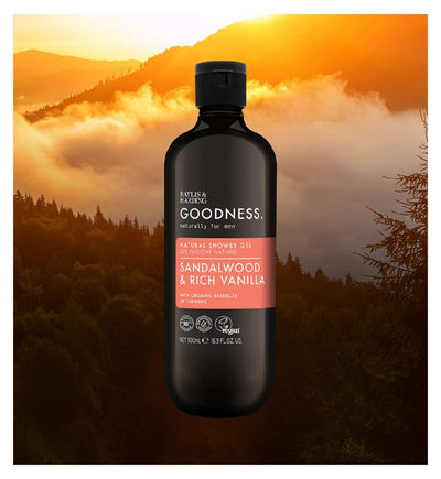 Boots Baylis & Harding Goodness Sandalwood Vanilla Shower Gel 500ml- Buy online at McGrocer