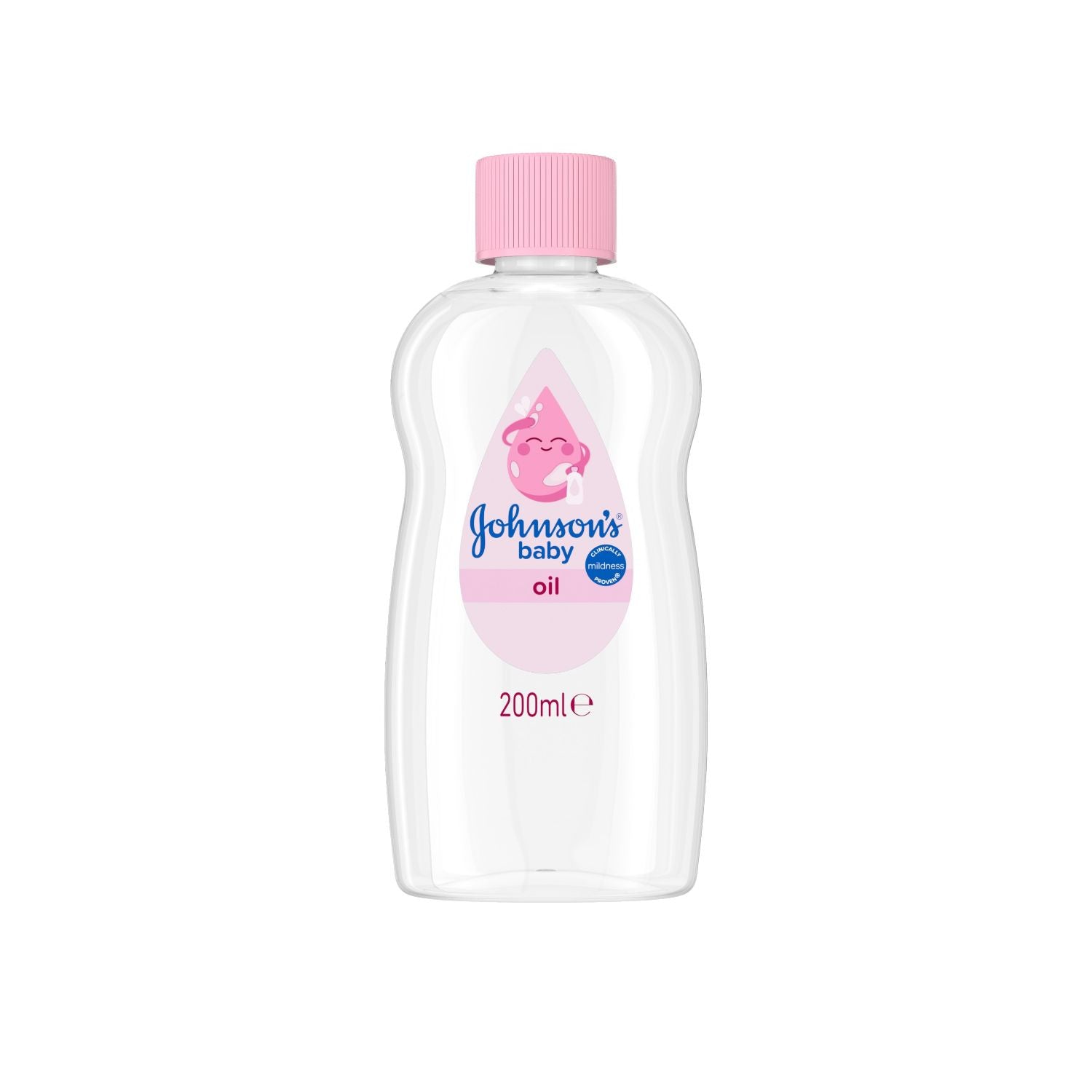 Johnson's baby oil 200ml for delicate skin, imported from the UK