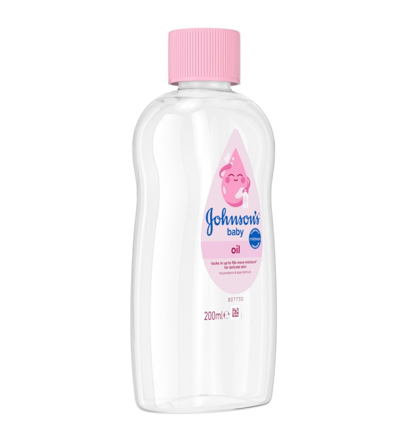 Johnson's baby oil 200ml for delicate skin, imported from the UK