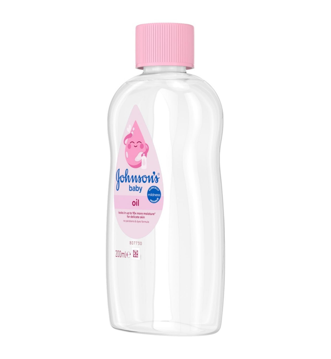 Johnson's baby oil 200ml for delicate skin, imported from the UK