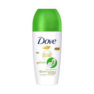 Dove Advanced Care Go Fresh Déodorant Anti-Transpirant Roll-On Parfum Concombre 50ml
