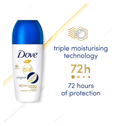 Dove Advanced Care Antitranspirant-Roll-On Original 50 ml