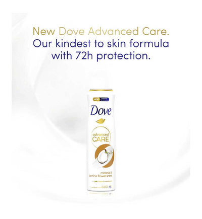 Boots Dove Advanced Care Coconut & Jasmine Anti-Perspirant Deodorant Spray 200ml- Buy online at McGrocer