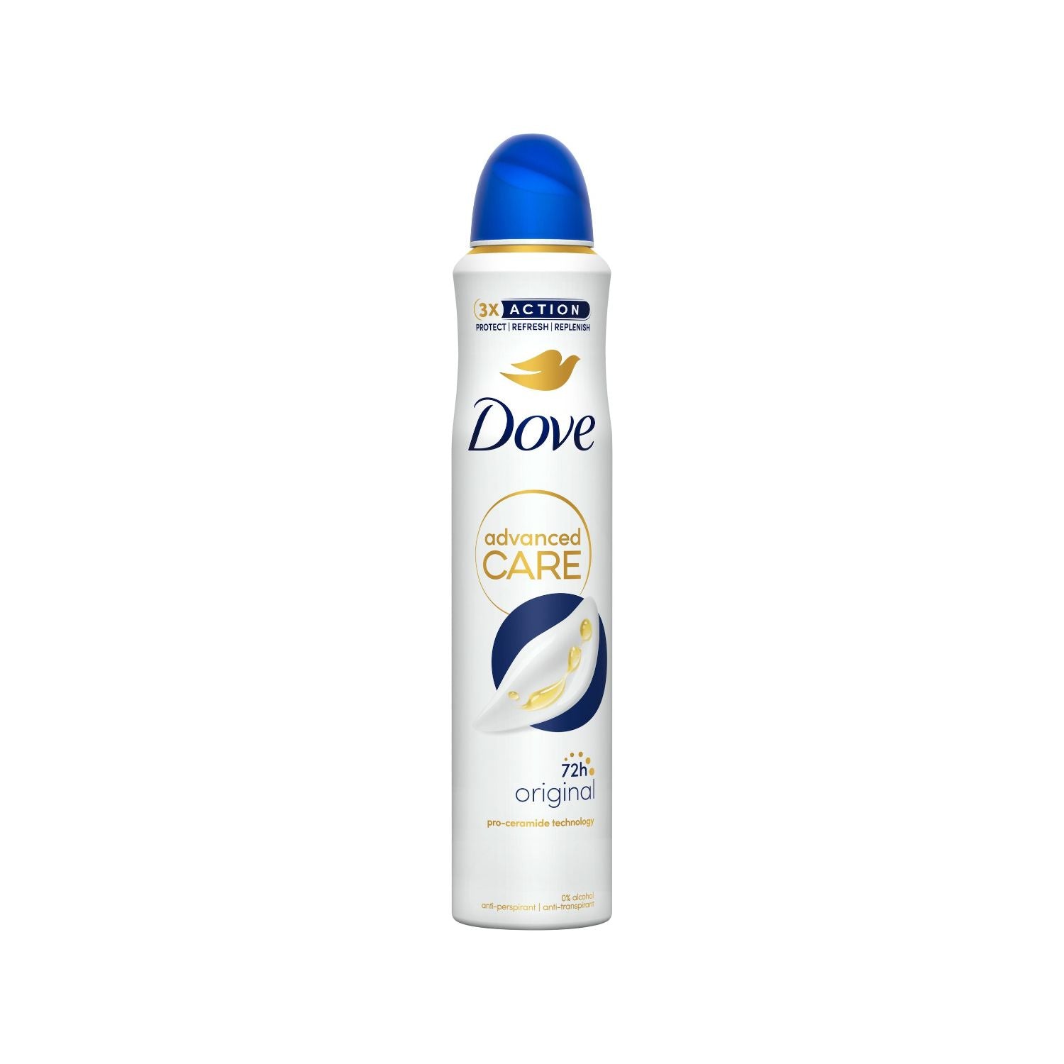 Dove Advanced Care Original Anti-Perspirant Deodorant Spray Aerosol 200ml