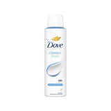 Dove anti-perspirant aerosol Classic 150ml, imported from the UK