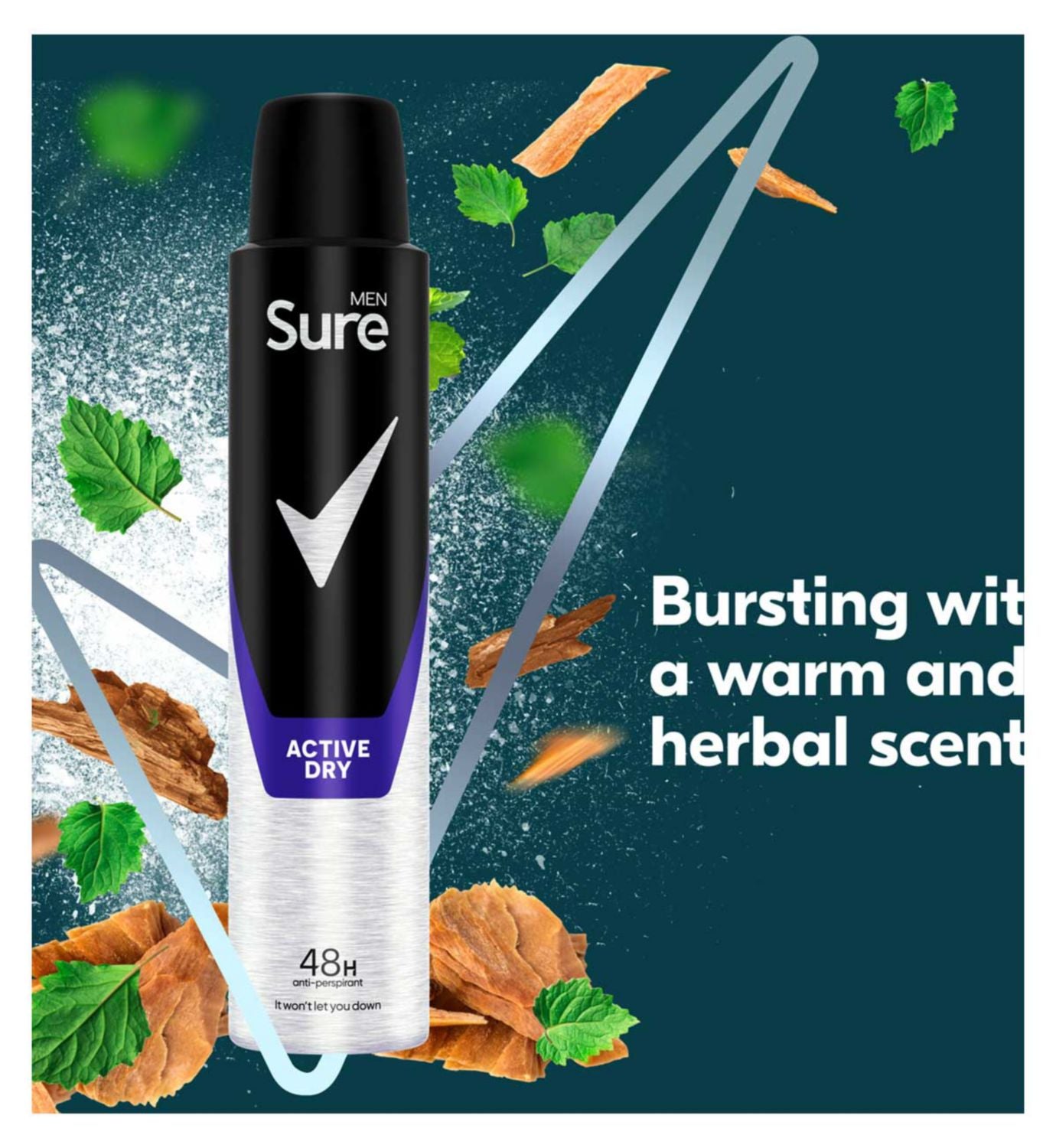 Sure Men Anti-Perspirant Active Dry 200ml (British brand)
