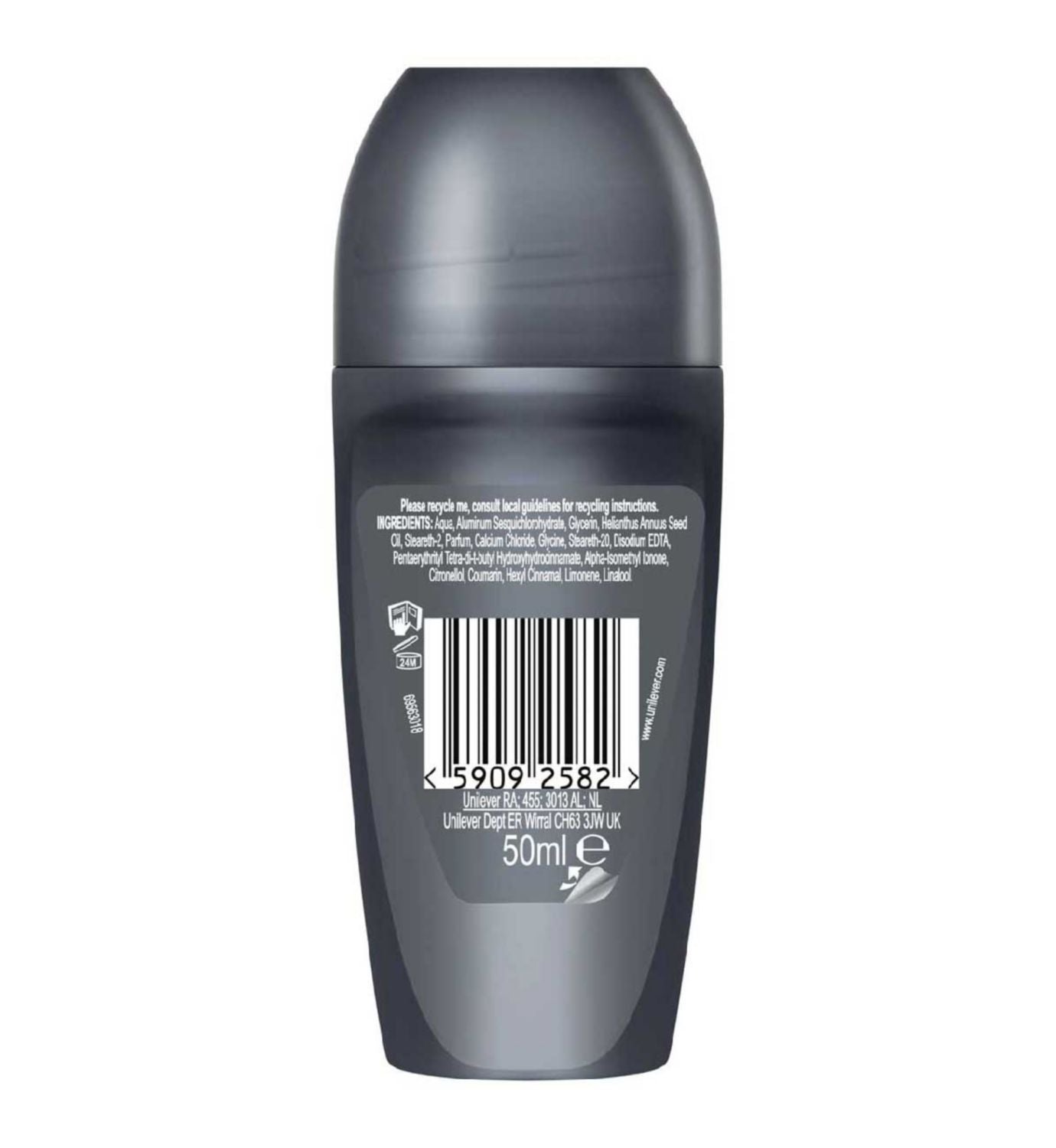 Dove Men+Care Anti-Perspirant Deodorant Roll On Clean Comfort 50ml - British product