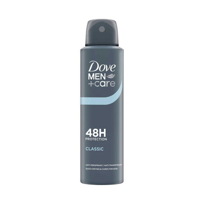 Boots Dove Men+Care Classic Antiperspirant Deodorant Aerosol 150ml- Buy online at McGrocer