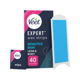 Veet Expert wax strips sensitive 40s - British product