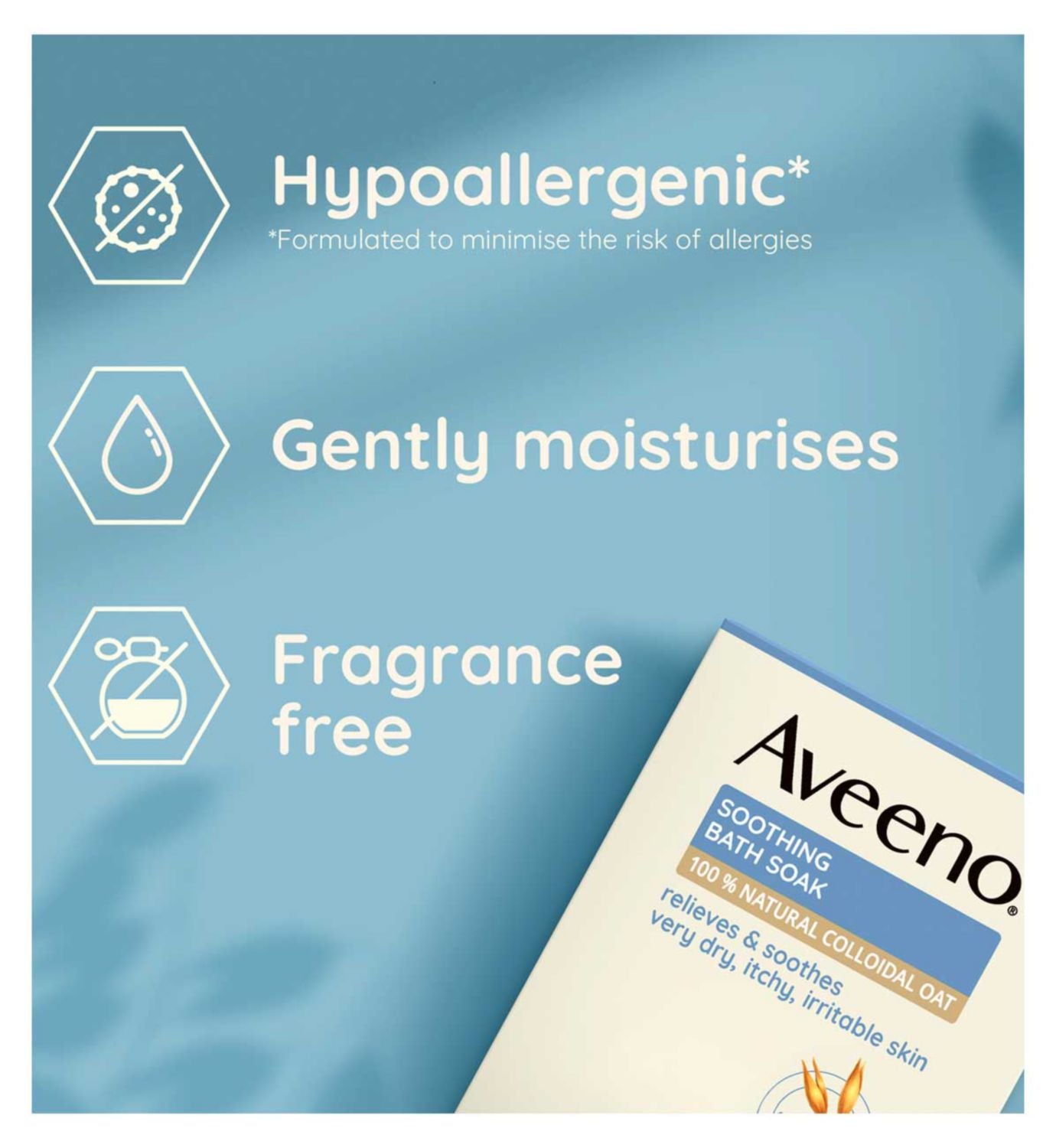 Aveeno Soothing Bath Soak 42g 8 Sachets - British product