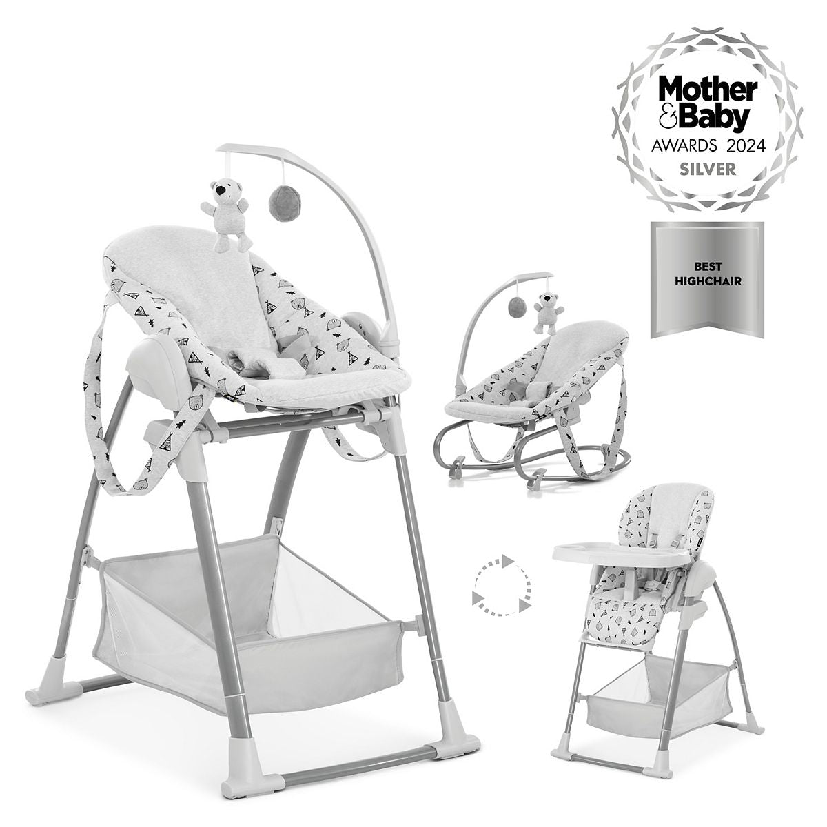 Hauck Sit N Relax Highchair 3in1 - Grey GOODS Boots   