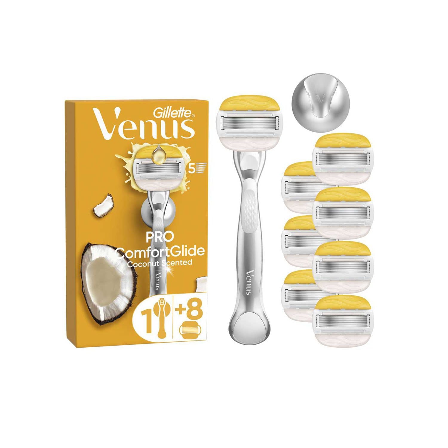 Gillette Venus PRO ComfortGlide women's razor with Olay, imported from the UK