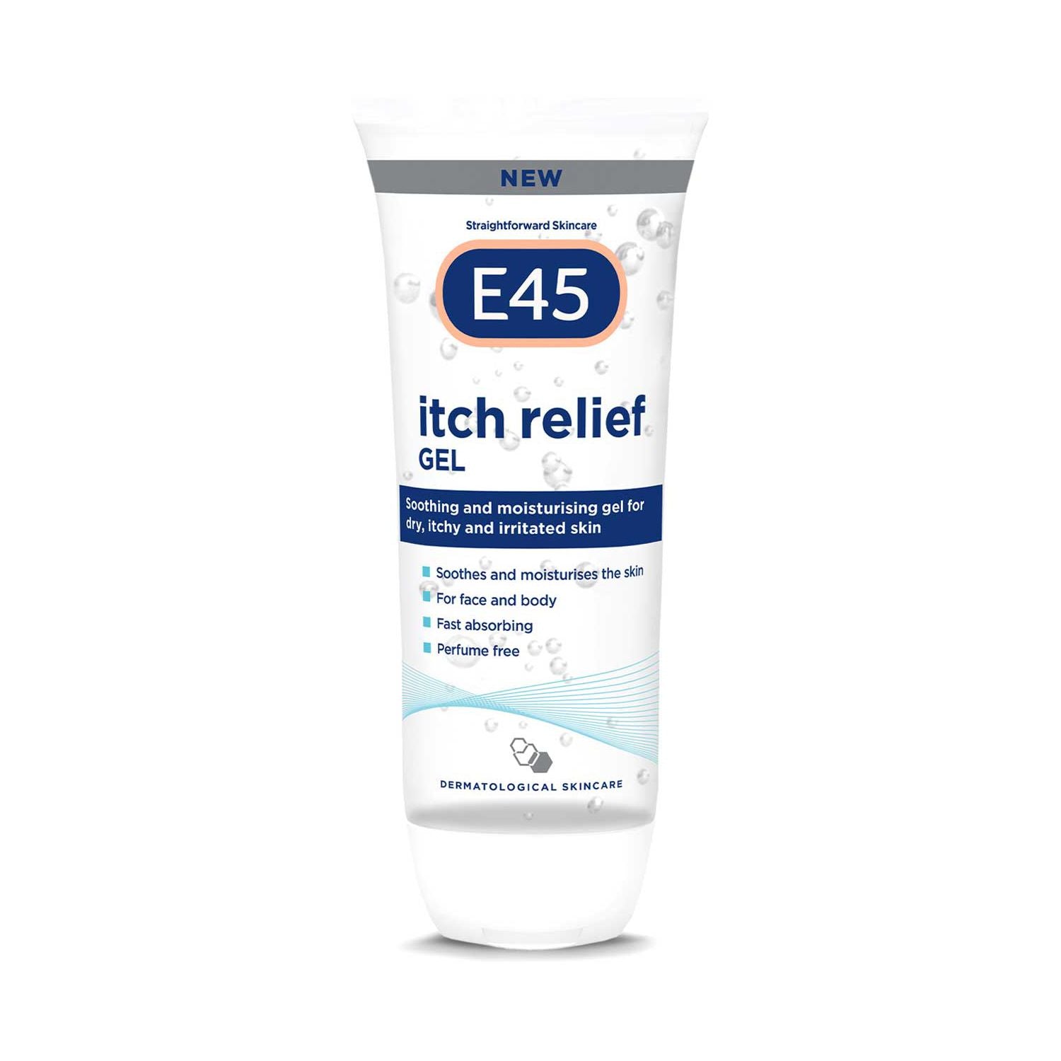 E45 itch relief gel 100ml, imported from the UK