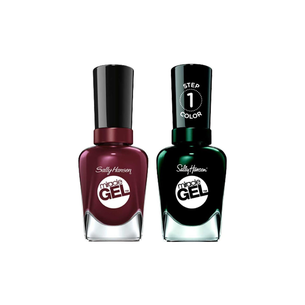 Sally Hansen Miracle Gel Winter Nail Polish Duo - British product