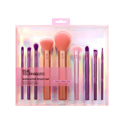 Boots Real Techniques Insta Artist Brush Set 9 Piece Makeup Brush Kit- Buy online at McGrocer
