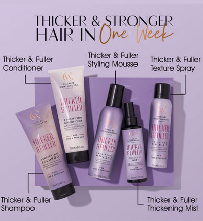 Boots Charles Worthington Tykkere & Fuller Texture Spray- Kjøp online hos McGrocer