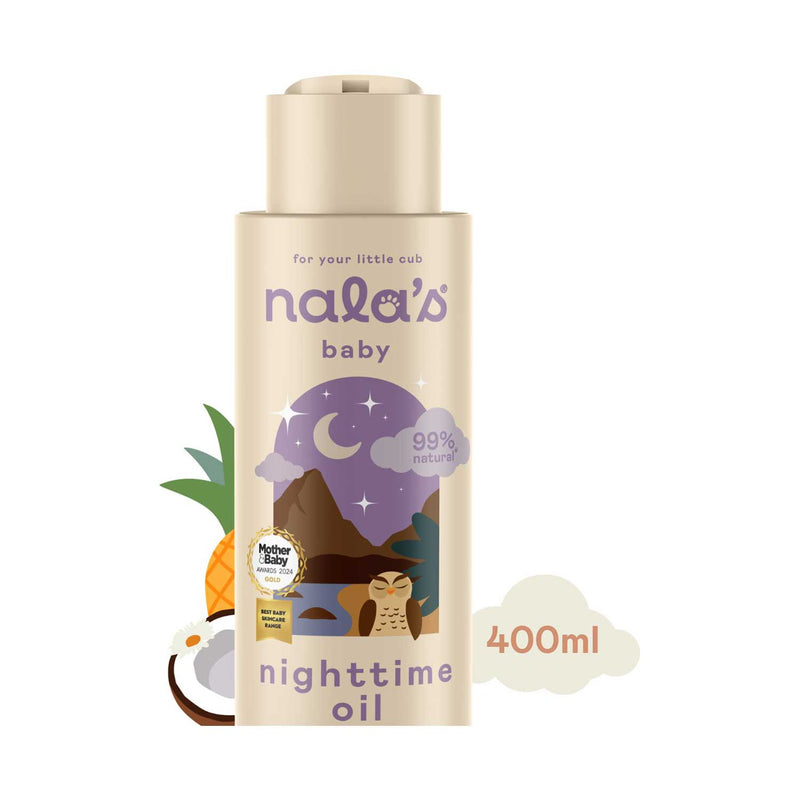 Nala's Baby Nightime Oil 400ml, imported from the UK