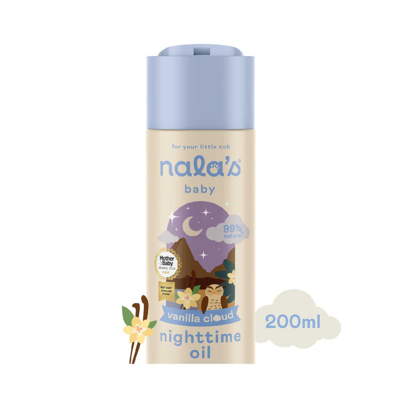Nala's Baby Nighttime Oil Vanilla Cloud 200ml, UK version