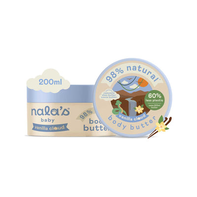 Boots Nala's Baby Body Butter Vanilla Cloud Moisturiser 200ml- Buy online at McGrocer
