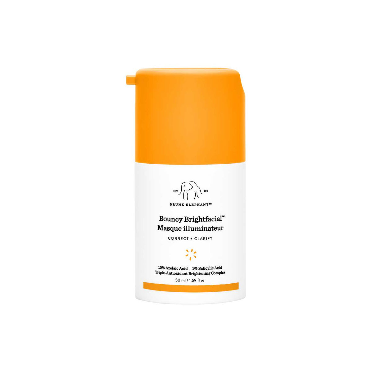 Drunk Elephant Bouncy Brightfacial face mask 50ml (British brand)