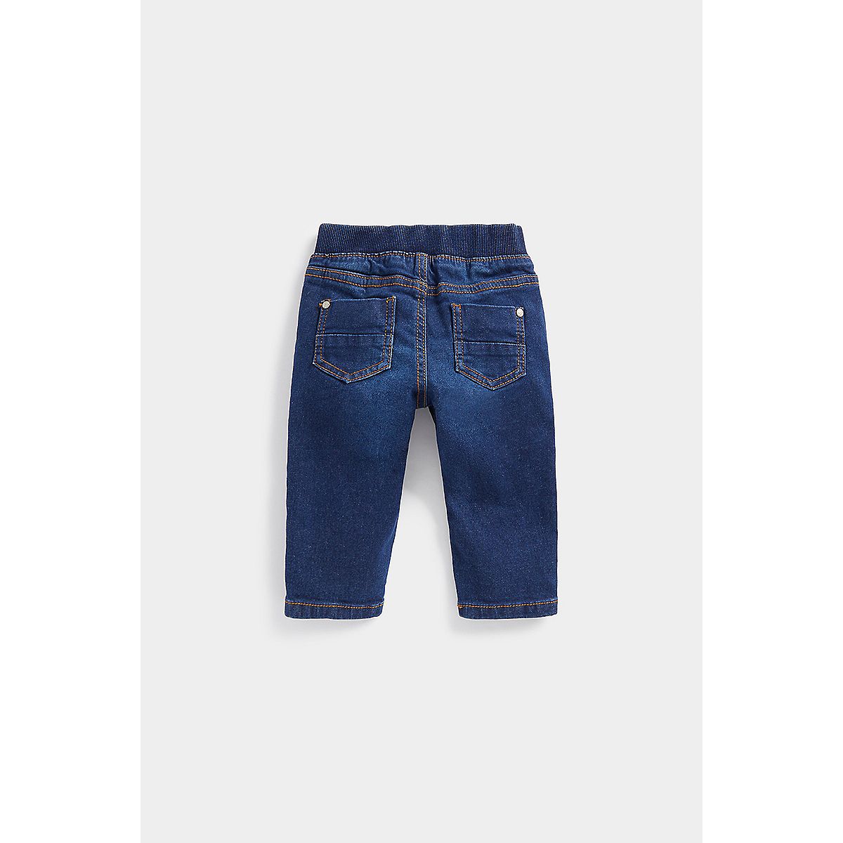 Mothercare Dark-Wash Ribbed-Waist Denim Jeans GOODS Boots   