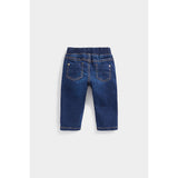 Mothercare Dark-Wash Ribbed-Waist Denim Jeans GOODS Boots   