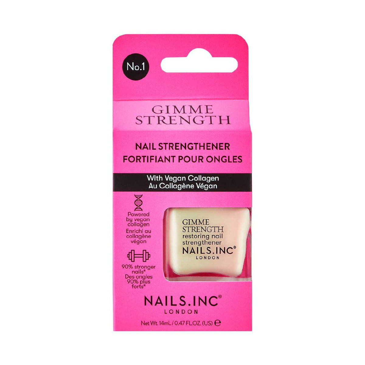 Nails.INC Gimme Strength nail strengthener, imported from the UK