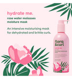 Flora & Curl Rose Water Molasses moisture mask 300ml, imported from the UK