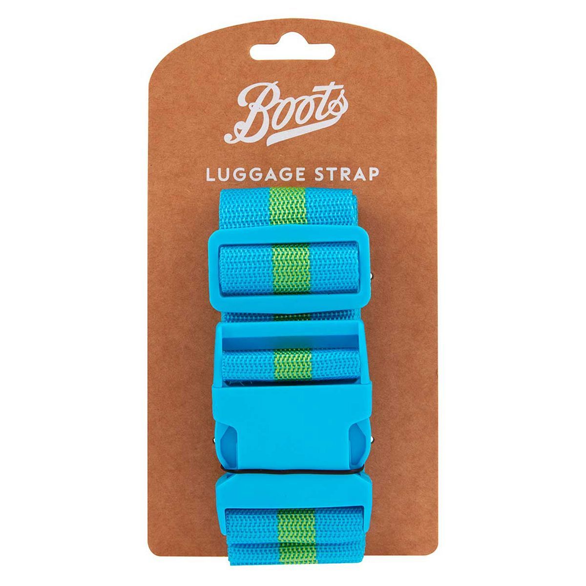 Boots Luggage Stripy Strap Blue & Yellow GOODS Boots   