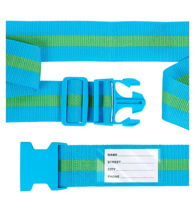 Boots Luggage Gestreiftes Band Blau & Gelb Reiseaccessoire