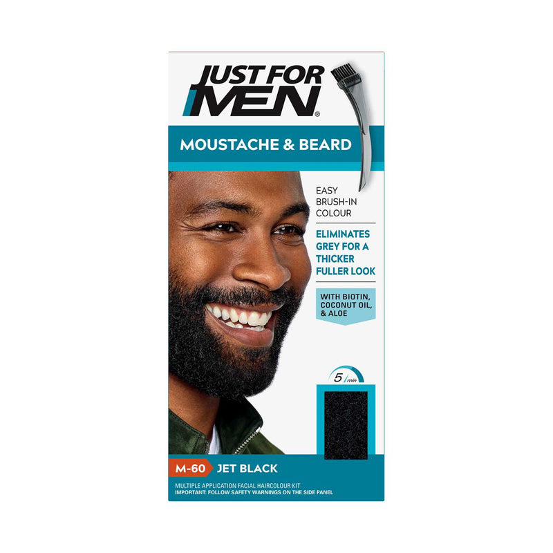 Just For Men Jet Black beard colour gel tube - British product