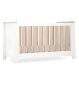 CuddleCo Ada Cot Bed White and Ash - British product